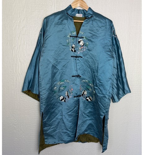 Vintage 100 silk panda - silk,