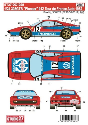 Studio decals 1 24 - 27, ]
