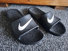 Nike Black Sliders Flip Flops