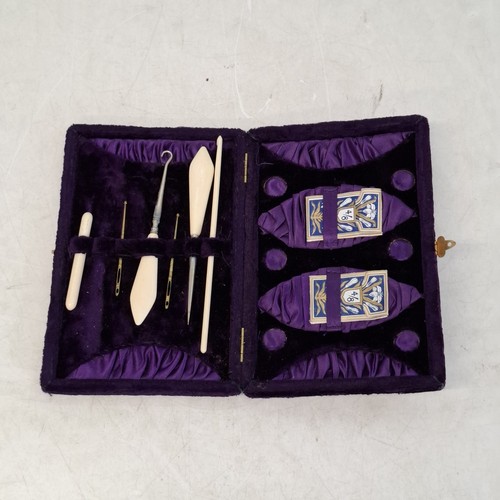 Victorian sewing companion set - victorian,