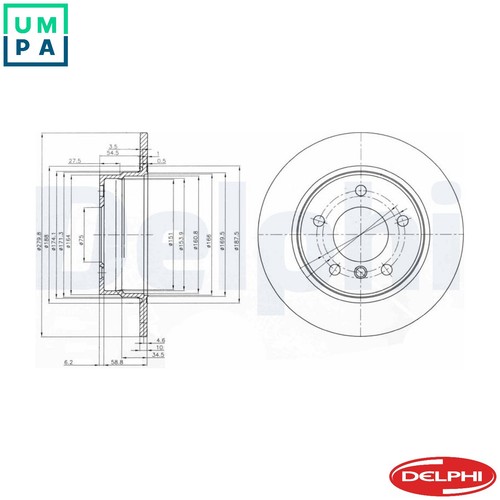 Brake disc bg3948c for - for, bmw