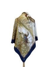 Y6#Mantero Como Silk Scarf