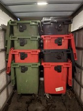 Wheelie Bins, 660L Capacity x18