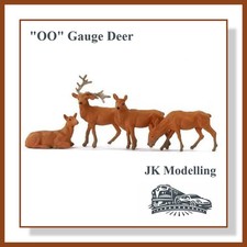 Quality Painted Deer (4pcs /