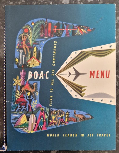 Vintage 1950s boac first class - boac,