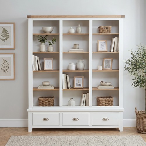 Cheshire white grand library - white,