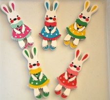 10 / 20 Wooden Rabbit Shaped