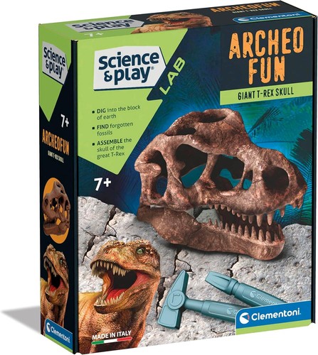 Giant rex skull dig - t-rex,