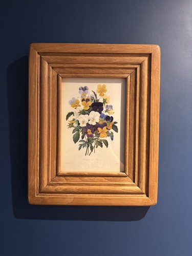 Vintage framed print - framed,