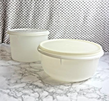 2 x Tupperware Round lidded