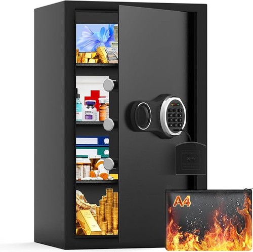 Mejasg 70l fireproof safe box - safe,