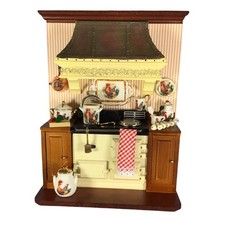 Dolls house wall stove - house,