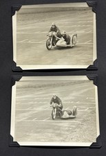 Vintage Motorcycle and Sidecar
