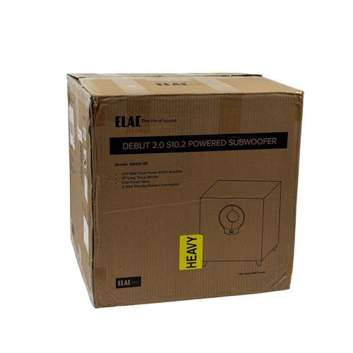 Elac subwoofer debut s10 - subwoofer, s10.2