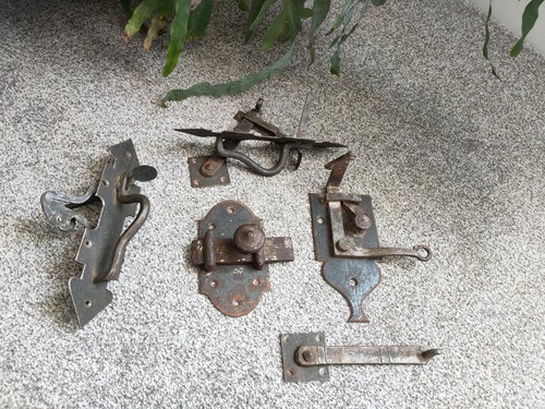 Antique iron door - antique,