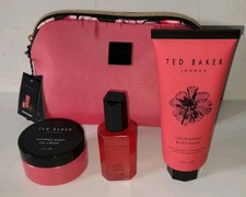 Ted Baker Toiletries Bag  Nourising Body Wash  Whipped Body Oil Creme Body Spray