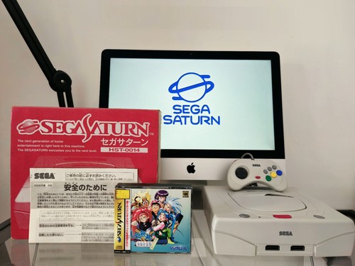 Sega saturn model white gray - saturn,