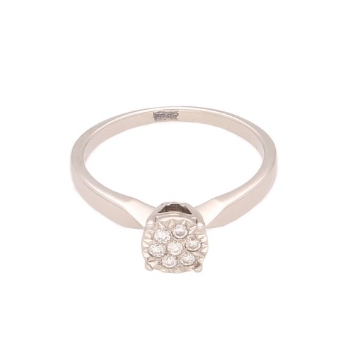 9carat white gold - 9carat, 0.10ct
