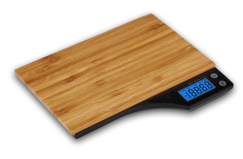 5kg bamboo wooden digital - digital, lcd