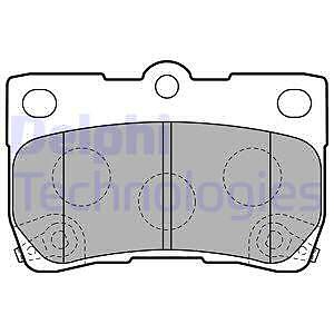 Lp2130 delphi brake - delphi, set