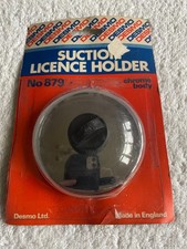 Desmo Suction Tax Disc Licence Holder On Original Card NOS