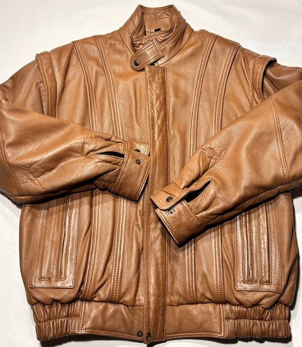 Vintage mens soft tan - vintage, 80