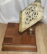 Edwardian Brass Missal Stand