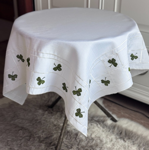 Embroidered irish shamrock - embroidered,
