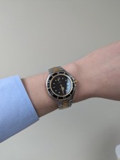 Vintage Omega Seamaster Pro 200 396.1042 Two Tone Men's Quartz Pre Bond Watch