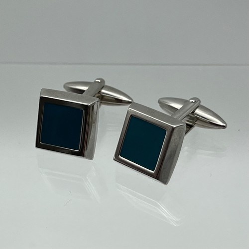 Vintage silver tone - vintage, square