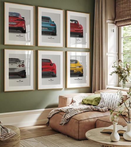 Poster sports car bmw - poster,