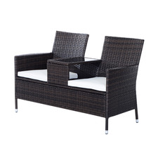  2-Seater PE Rattan Outdoor