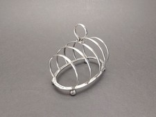 Antique Solid Silver Toast Rack, George Unite Sons & Lyde Ltd 1928-29