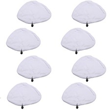 8 x Microfibre Steam Mop Cleaning Pads For Pifco 10-in-1 Steam Cleaner
