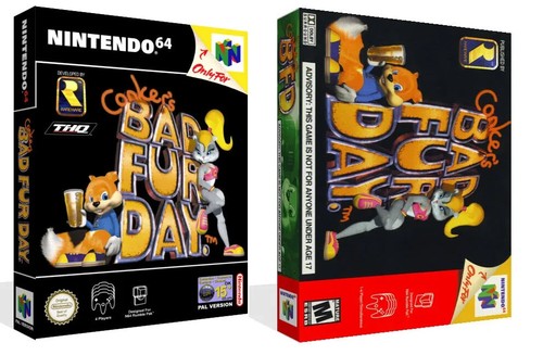 Conker bad fur - conker's, n64