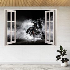 Motorcycle With Man Rider