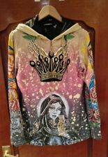 RARE Christian Audigier Virgin Mary Hoodie