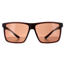 Dragon Sunglasses Sparrow 47613-208 Matte Brown Lumalens Brown