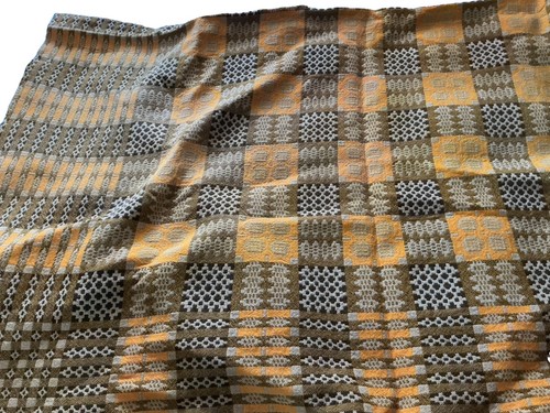 Vintage welsh wool - vintage, blanket