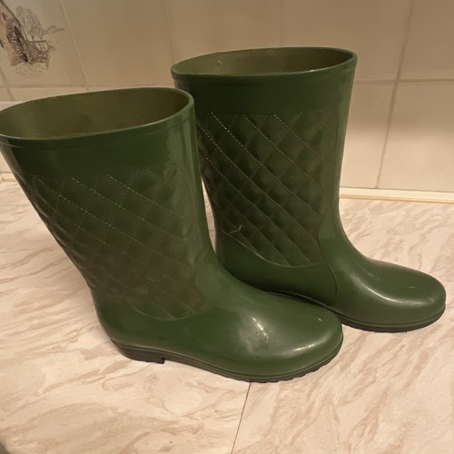 Women green rubber quilted - women’s,