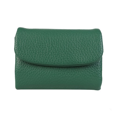 Unisex pebble leather wallet - pebble,