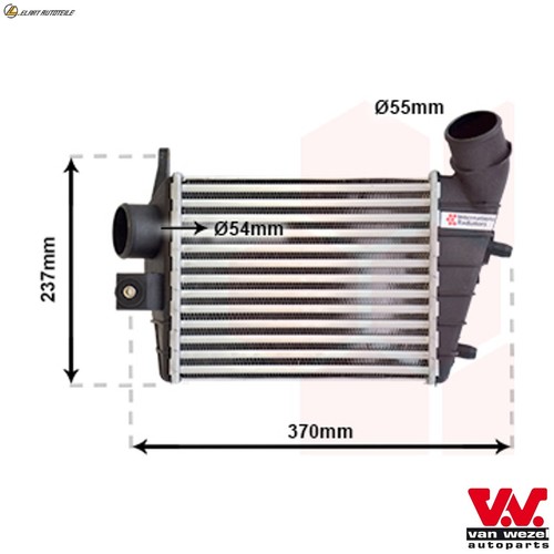 Intercooler 01004085 for - intercooler, alfa