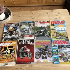 Bike Magazine Bundle Of 8 Various Titles American Classic Superbikes Brit Bikes