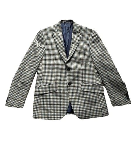 Gingham check pure wool - pure,