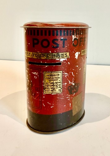 Victorian tin post office box - victorian,
