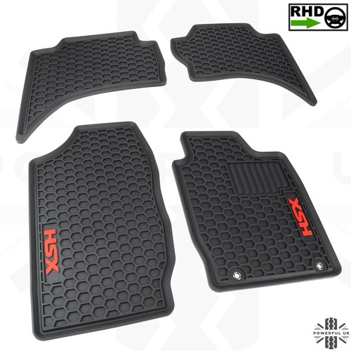 Rubber floor mat set - , for