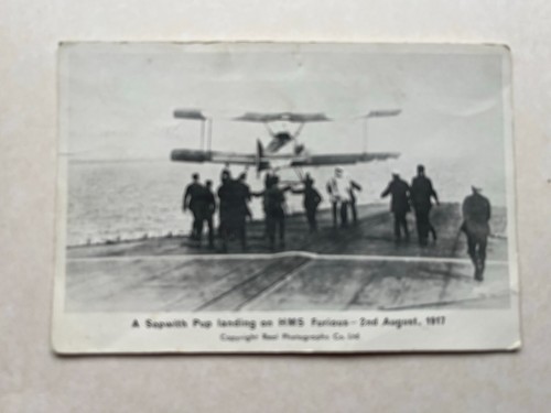 Sopwith pup landing - landing, hms