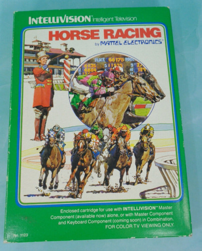 Horse racing intellivision - racing, (intellivision