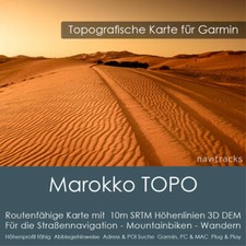 Morocco Topo Map 10m Contour