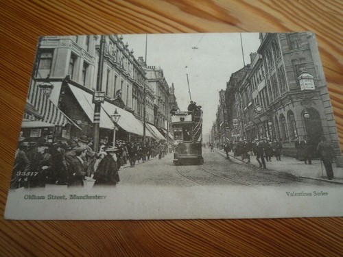 Vintage postcard oldham street - vintage,